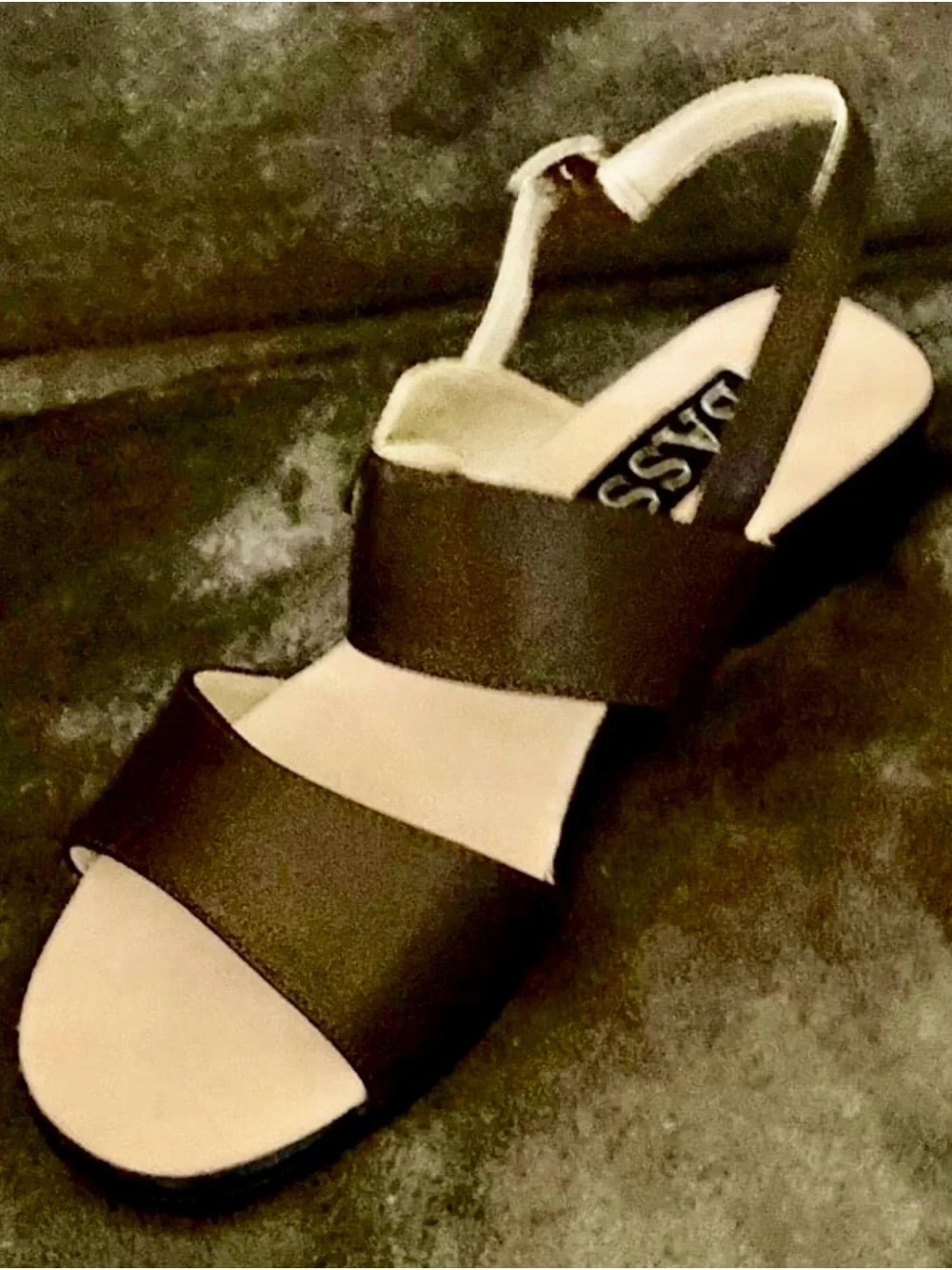 Strappy Sandals with Sun Embossed Accent